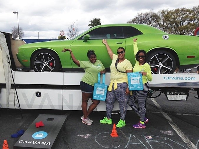 customers posing with their new car